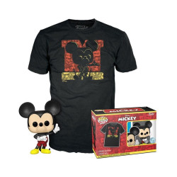 Funko Pop! amp;amp; Tees (Adult): Disney - Mickey Mouse (Diamond Collection) (Special Edition) Vinyl Figure amp;amp; T-Shirt (XL)