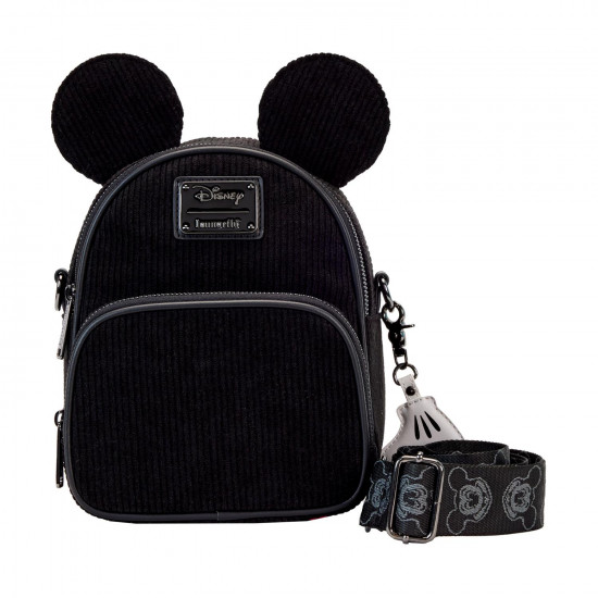 Loungefly Disney 100th: Mickey Mouse Corduroy Convertible Crossbody (WDTB3207)