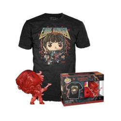 Funko Pop! amp;amp; Tee (Adult): Stranger Things - Hunter Eddie with Guitar Vinyl Figure amp;amp; T-Shirt (XL)