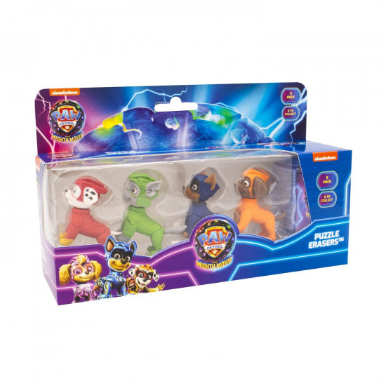 P.M.I. Paw Patrol: The Mighty Movie - Puzzle Erasers 5 Pack Figures (5cm) (Random) (PAWM1240)