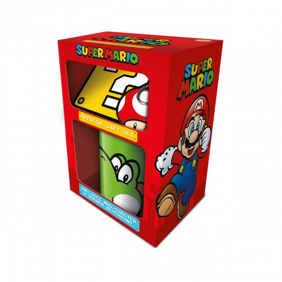 Pyramid Nintendo: Super Mario: Yoshi - Mug, Coaster amp;amp; Keychain (GP85205)