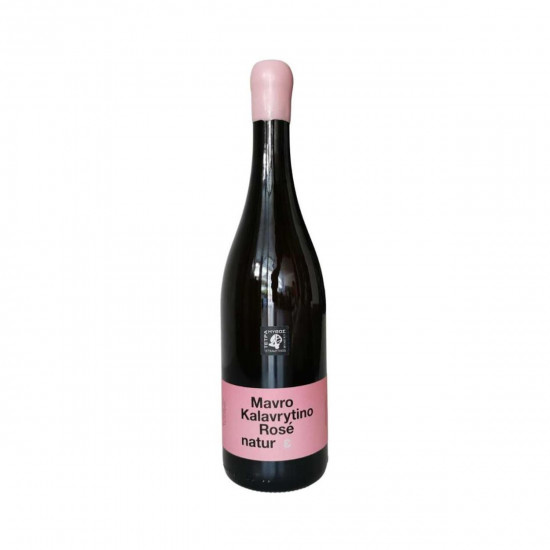 Oenos Nature - Mavro Kalavritino Nature - Rose Dry Wine P.G.I.,750ml