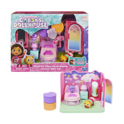 Spin Master Gabby's Dollhouse: Pillow Cat's Sweet Dreams Bedroom Deluxe Room Set (6062037)
