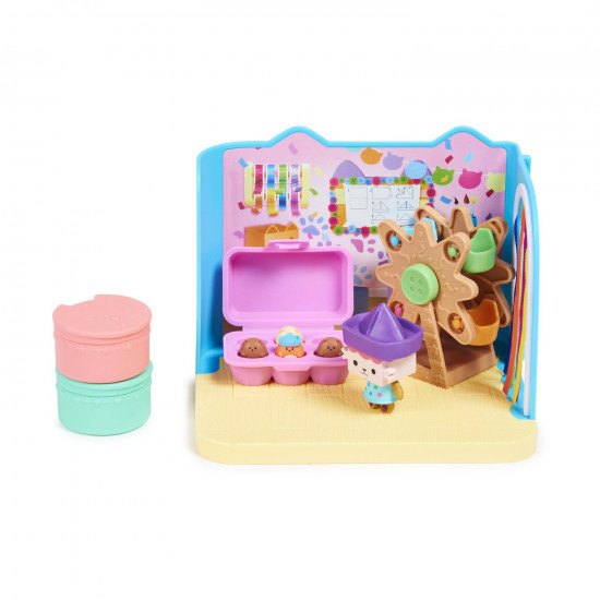 Spin Master Gabby's Dollhouse: 'Baby Box Craft-a-riffic' Room - Art Study Deluxe Room Set (6064151)