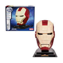 Spin Master Marvel The Infinity Saga 4D Build - Iron Man Helmet 3D Puzzle Model Kit (6069819)