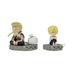 Banpresto WCF - Log Stories: One Piece - Sanji amp;amp; Zeff Figures (6cm) (88900)