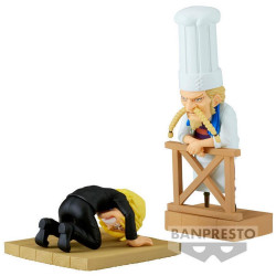 Banpresto WCF Log Stories: One Piece - Sanji amp;amp; Zeff Statue (8cm) (88986)