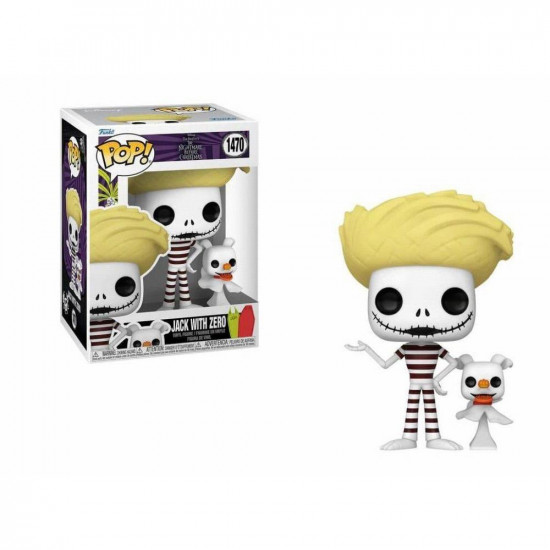 Funko Pop! Disney: The Nightmare Before Christmas - Jack with Zero (Beach) #1470 Vinyl Figure
