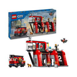 LEGO® City: Fire Station with Fire Truck Playset (60414)