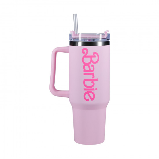 Paladone: Barbie XL Multiway Insulated Travel Mug with Straw (1200ml) (PP13760BR)