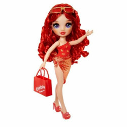 MGA Rainbow High: Swim amp;amp; Style Fashion - Ruby Anderson (Red) Doll (507277-EUC)