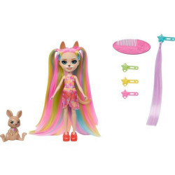 Mattel Enchantimals Sunshine Beach: Katrice Kangaroo amp;amp; Hop - Doll with Pet (HTJ70)