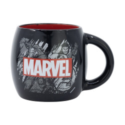 Stor: Marvel Pattern - Globe Mug In Gift Box (380ml) (75436)