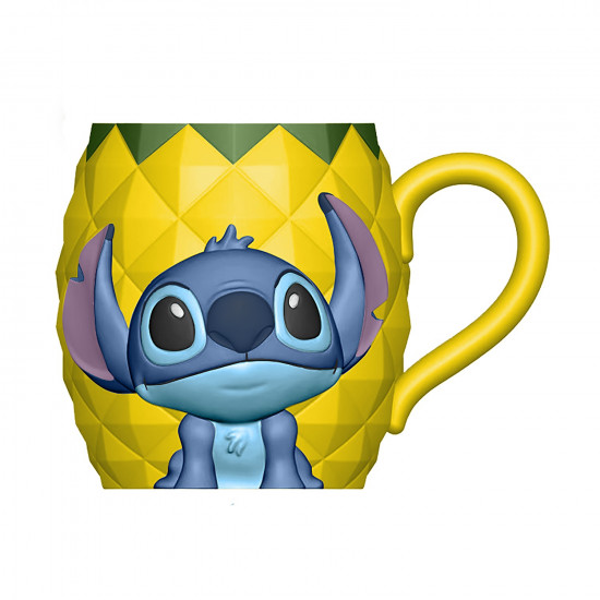 Stor: Disney: Stitch Pineapple - 3D Mug In Gift Box (410ml) (78760)