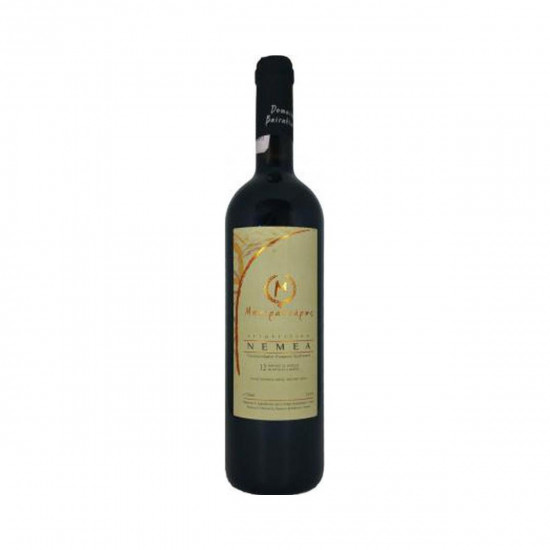 Bairaktaris - Nemea  Ktima Red - Agiorgitiko 16 Months Barrel Dry Wine P.D.O.,750 ml