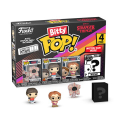 Funko Bitty Pop! 4-Pack: Stranger Things - Demogorgon, Will, Barb, Mystery Pop! Vinyl Figures
