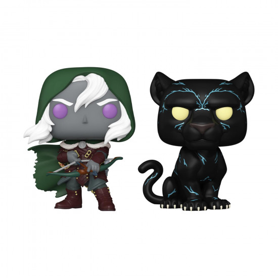 Funko Pop! Games 2-Pack: Dungeons amp;amp; Dragons - Drizzt Do' Urden amp;amp; Guenhwyvar Vinyl Figures