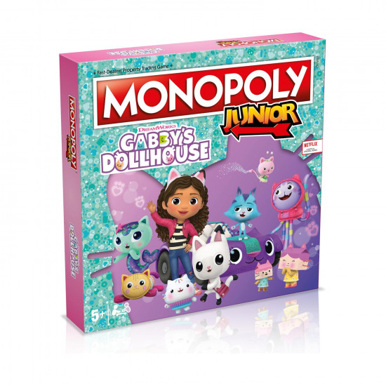 Winning Moves Monopoly Junior: Gabby's Dollhouse Επιτραπέζιο (Ελληνική Γλώσσα) (WM04157)