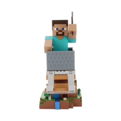 EXG Cable Guys: Minecraft - Steve Phone amp;amp; Controller Holder (CGCRMC400728)