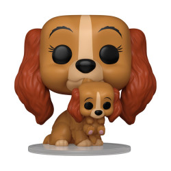 Funko Pop! Disney: Lady amp;amp; the Tramp (70th Anniversary) - Lady with Puppy #1553 Vinyl Figure