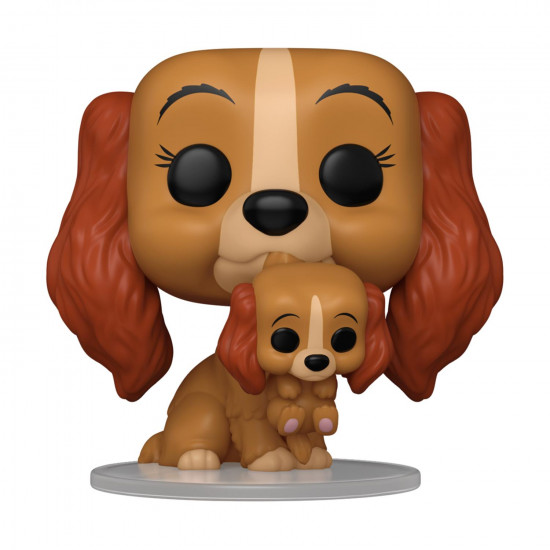 Funko Pop! Disney: Lady amp;amp; the Tramp (70th Anniversary) - Lady with Puppy #1553 Vinyl Figure