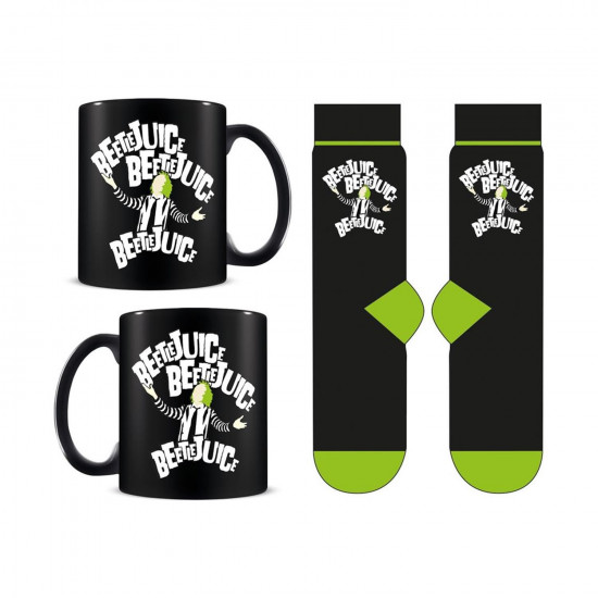 Pyramid Beetlejuice Mug amp;amp; Sock Set (GP86922)