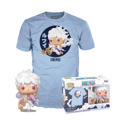 Funko Pop! amp;amp; Tees: One Piece - Luffy Fifth Gear Vinyl Figure amp;amp; T-Shirt (XL)