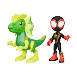 Hasbro Dinsey Marvel: Spidey And His Amazing Friends Dino-Webs - Miles ''Spin'' Morales amp;amp; Marvel's Electrosaurus (G0121)