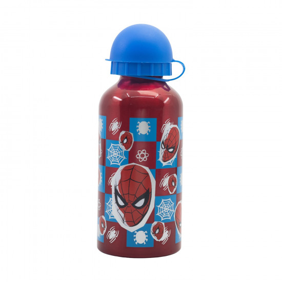 Stor: Marvel: Spiderman Arachnid Grid -  Aluminium Bottle (400ml) (74734)