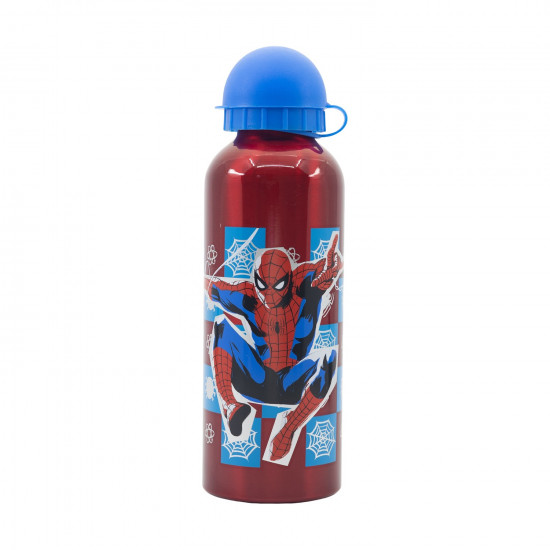 Stor: Marvel: Spiderman Arachnid Grid -  High Aluminium Bottle (530ml) (74760)