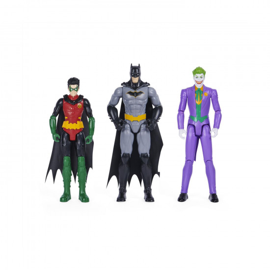 Spin Master DC: Batman - Batman amp;amp; Robin VS. The Joker 12Inch Figures Set (6064967)