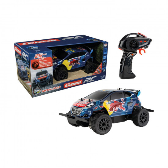 Carrera R/C Car: 2,4GHz Red Bull Peugeot WRX 208 - Rallycross, Hansen D/P (370182021)