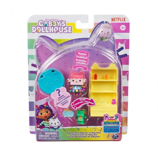 Spin Master Gabby's Dollhouse: Cat-Errific Celebration - Bobble Kitty Baby Box Crafty Pack (20144757)