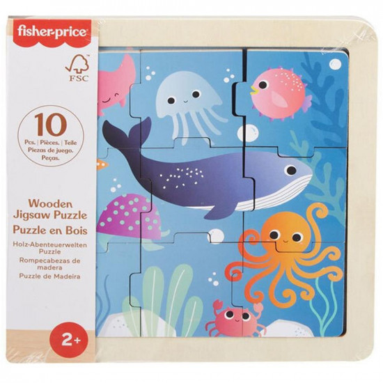 Fisher-Price: Wooden Jigsaw Puzzle - Sea (HXV17)