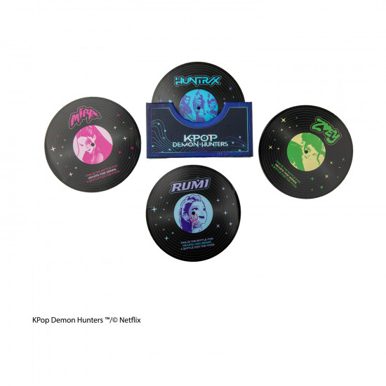 Cinereplicas: K-Pop Demon Hunters - Hunters & Demons Soundtrack Coasters ( Set of 4) (CR4120)