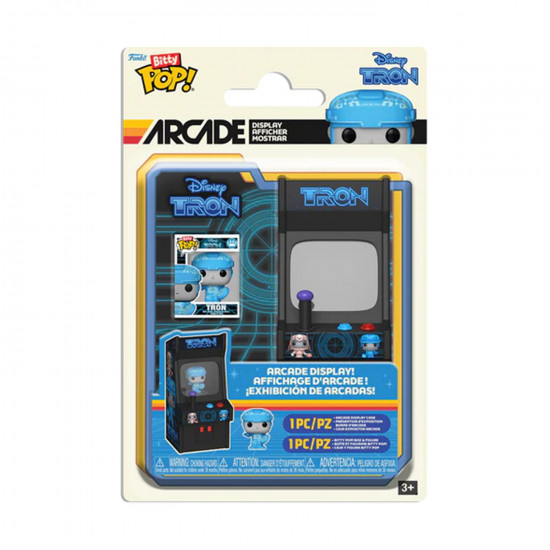 Funko Bitty Pop! Arcade Disney: Tron - Tron Display Case amp;amp; Vinyl Figure
