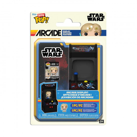 Funko Bitty Pop! Arcade Disney: Star Wars - Luke Display Case amp;amp; Vinyl Figure