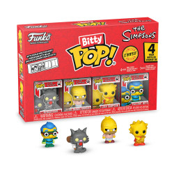 Funko Bitty Pop! 4-Pack: The Simpsons - Scratchy, Grampa Simpson, Lisa Simpson, Fallout Boy Vinyl Figures