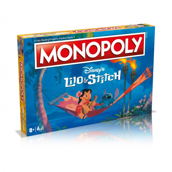 Winning Moves Monopoly: Disney Lilo & Stitch Board Game (English Language) (WM02869-EN1)