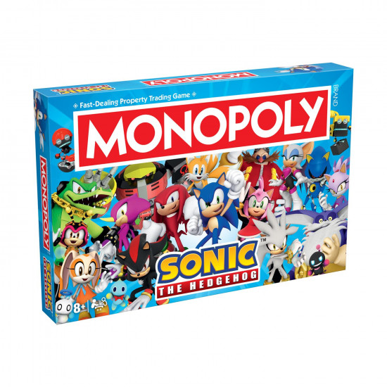 Winning Moves Monopoly: Sonic The Hedgehog Board Game (English Language) (WM04624-EN1)