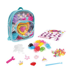 AS HappiHobbi: Her World - Fashion - Plexi Flexi Σακίδιο Πλάτης 2000 Λαστιχάκια & 35 Αξεσουάρ (1080-25584)