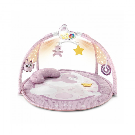 Chicco First Dreams: Enjoy Colours Gym - 3-in-1 Baby Gym with Melodies and Colourful Projections Pink (Y-01-09866-10)