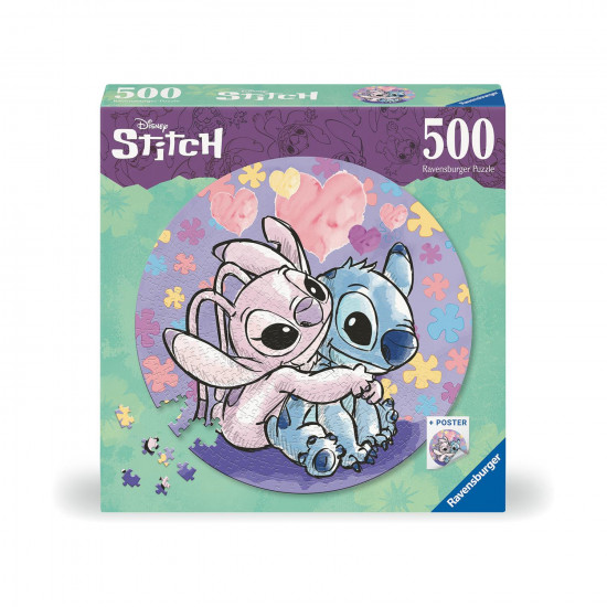 Ravensburger Puzzle Disney: Stitch amp;amp; Angel (500pcs) (17581)