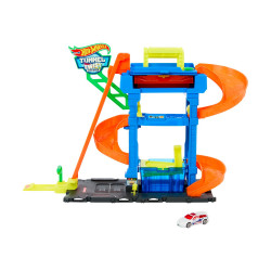 Mattel Hot Wheels City: Color Shifters - Tunnel Twist Car Wash Playset (HTN80)