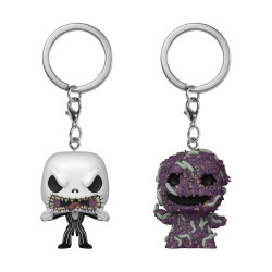 Funko 2-Pack Pocket Pop!: The Night Before Christmas - Jack Skellington amp;amp; Oogie Boogie Vinyl Figure Keychains