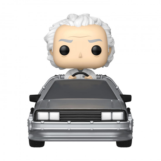 Funko Pop! Rides Deluxe: Back to the Future - Doc with Time Machine #133 Vinyl Figure
