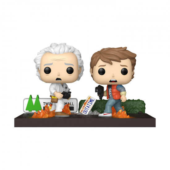 Funko Pop! Moment: Back to the Future (40th Anniversary) - Doc amp;amp; Marty #1846 Vinyl Figures