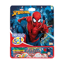 AS HappiHobbi: Ζωγραφική - Giga Blocks - Σετ Ζωγραφικής 5 In 1 Spider-Man Evergreen (1023-62762)