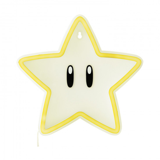 Paladone: Super Mario - Super Star Wall Mountable LED Neon Light (PP14711NNVN)