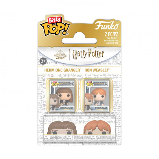 Funko Bitty Pop! 2-pack: Harry Potter - Ron amp;amp; Hermione Vinyl Figures